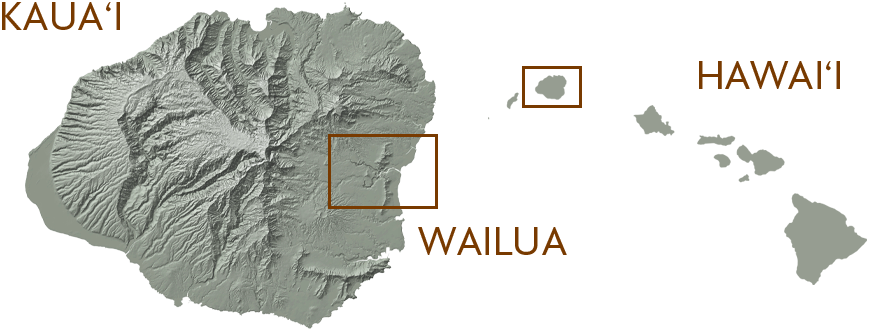 Map of the Wailua Heritage Trail